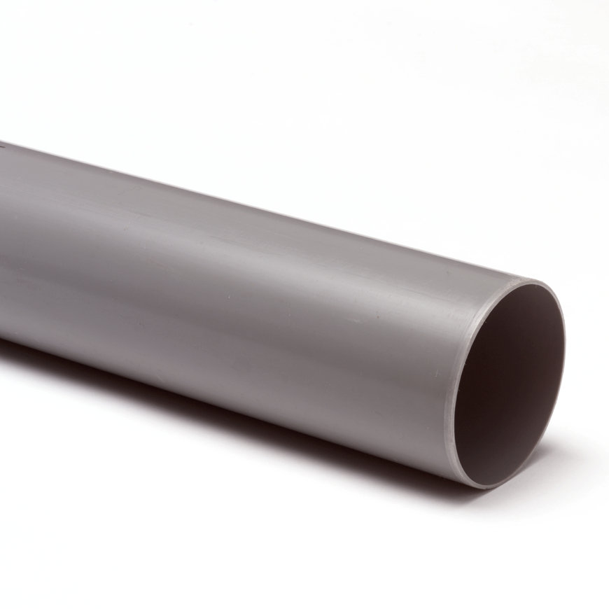 PVC-Formstücke für die Regenwasserabflussrohr 80&nbsp;mm – 4&nbsp;m